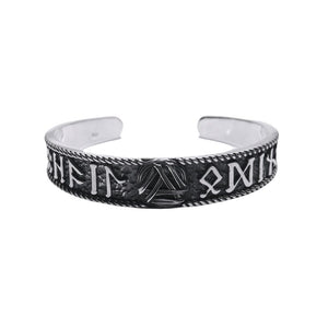 Bracelet runes vikings argent