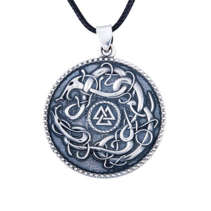 Valknut Pendentif en Argent