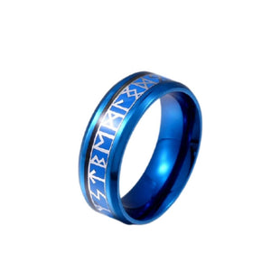 Anneau Runique Bleu