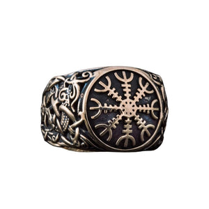 Bague Bronze Aegishjalmur