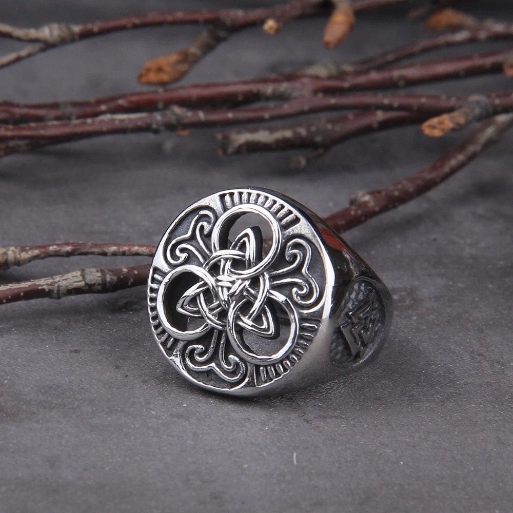 Bague Celte Viking Triquetra Horde Viking