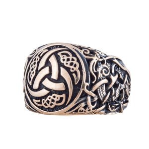 Bague Cornes d'Odin en bronze