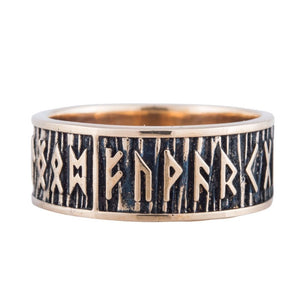 Bague runique en bronze