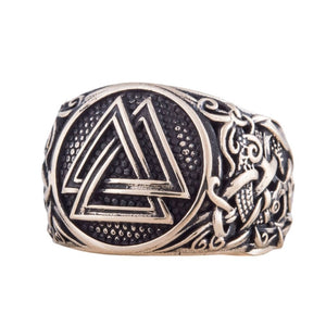 Bague Valknut en Bronze
