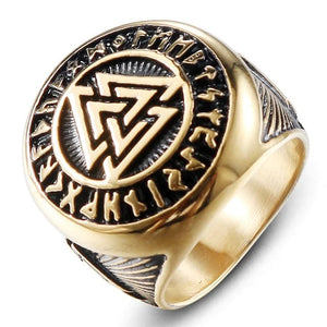 Bague Viking Couleur de Bronze