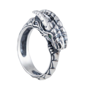 Bague viking en forme de dragon