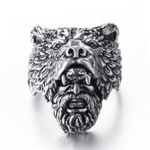 Bague viking guerrier berserker | Horde Viking