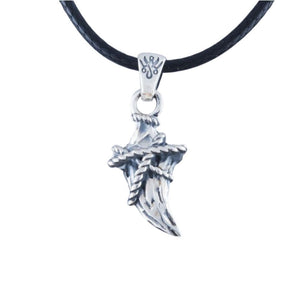 Collier dent de Loup en Argent Sterling