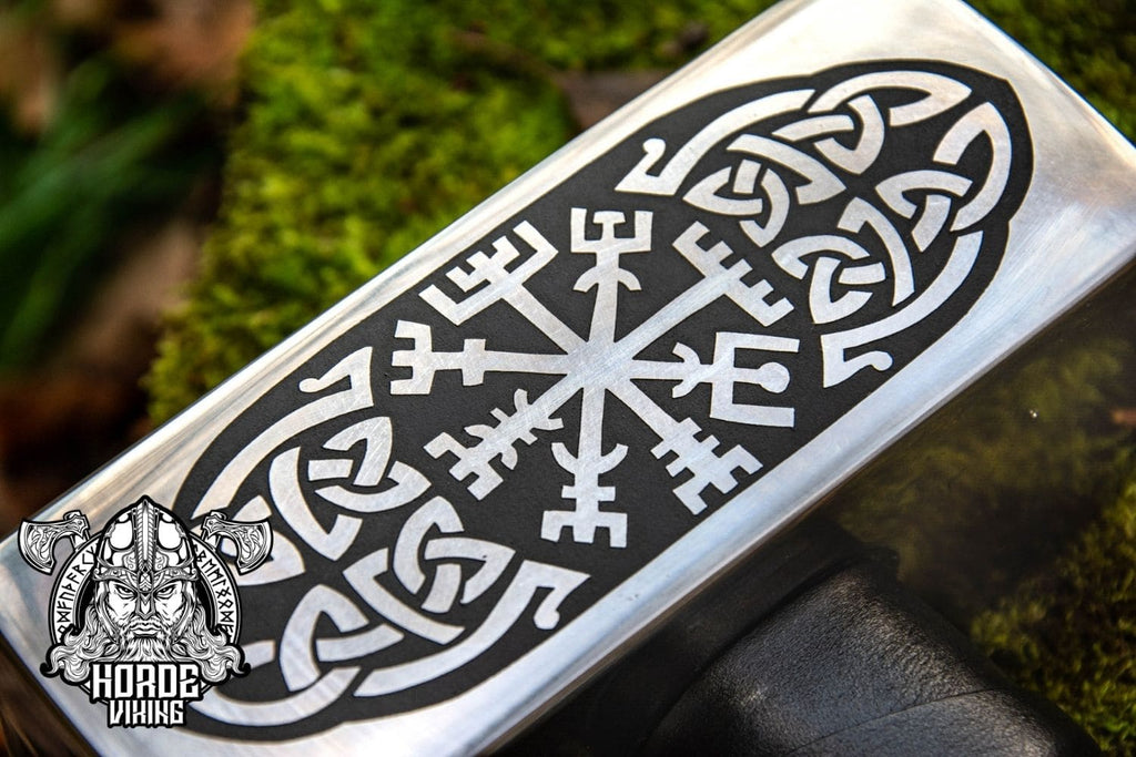 Marteau Thor, outil de bushcraft forgé à la main, marteau artisanal viking  scandinave, père, fils, palefrenier ou mari cadeau gravé -  Canada