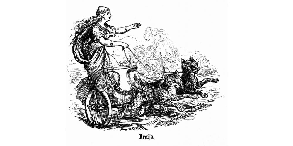 Freya la déesse nordique de l’amour et de la fertilité
