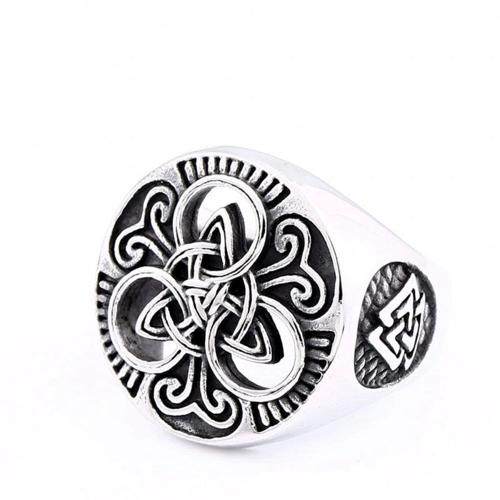 Bracelet noir réglable Médaille Argent Breizh Da Viken - Made in France
