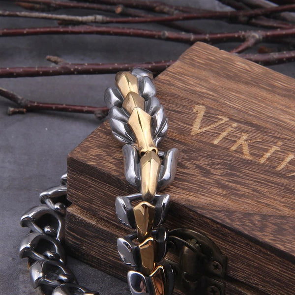 Bracelet Jormungand viking ouroboros
