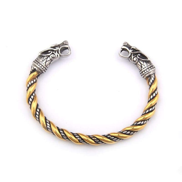 Bracelet Torque Doré | Horde Viking