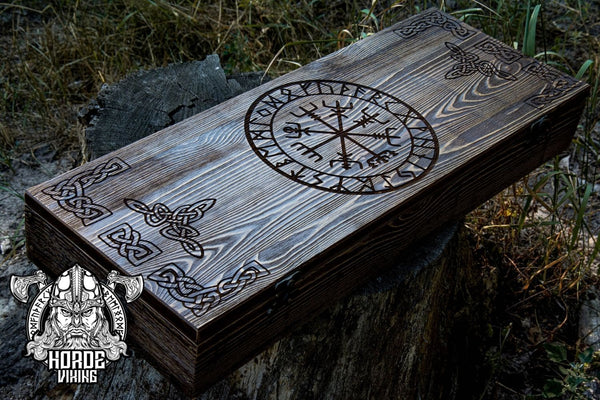 Caisse en bois pour marteau viking