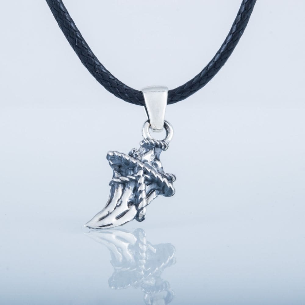 Collier Loup En Argent Sterling 925 Avec Pendentif En Forme
