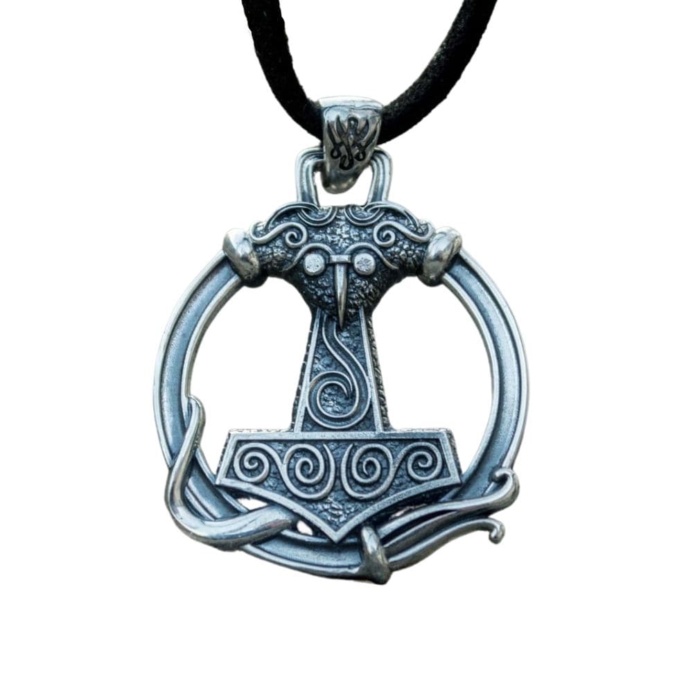 Pendentif Marteau De Thor En Argent 925 - Petit Bijou Viking - Cadeau Mythologie Nordique