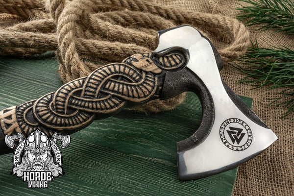 hache viking artisanale skeggox