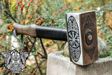 Marteau viking artisanal en acier
