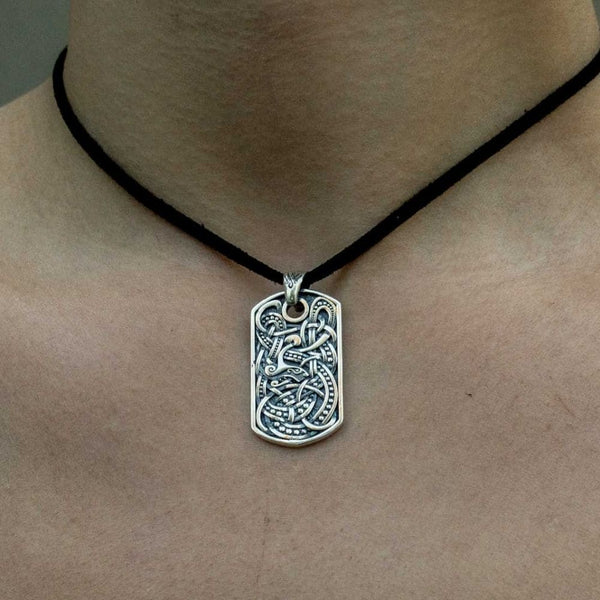 Pendentif en forme d'amulette Viking en Argent